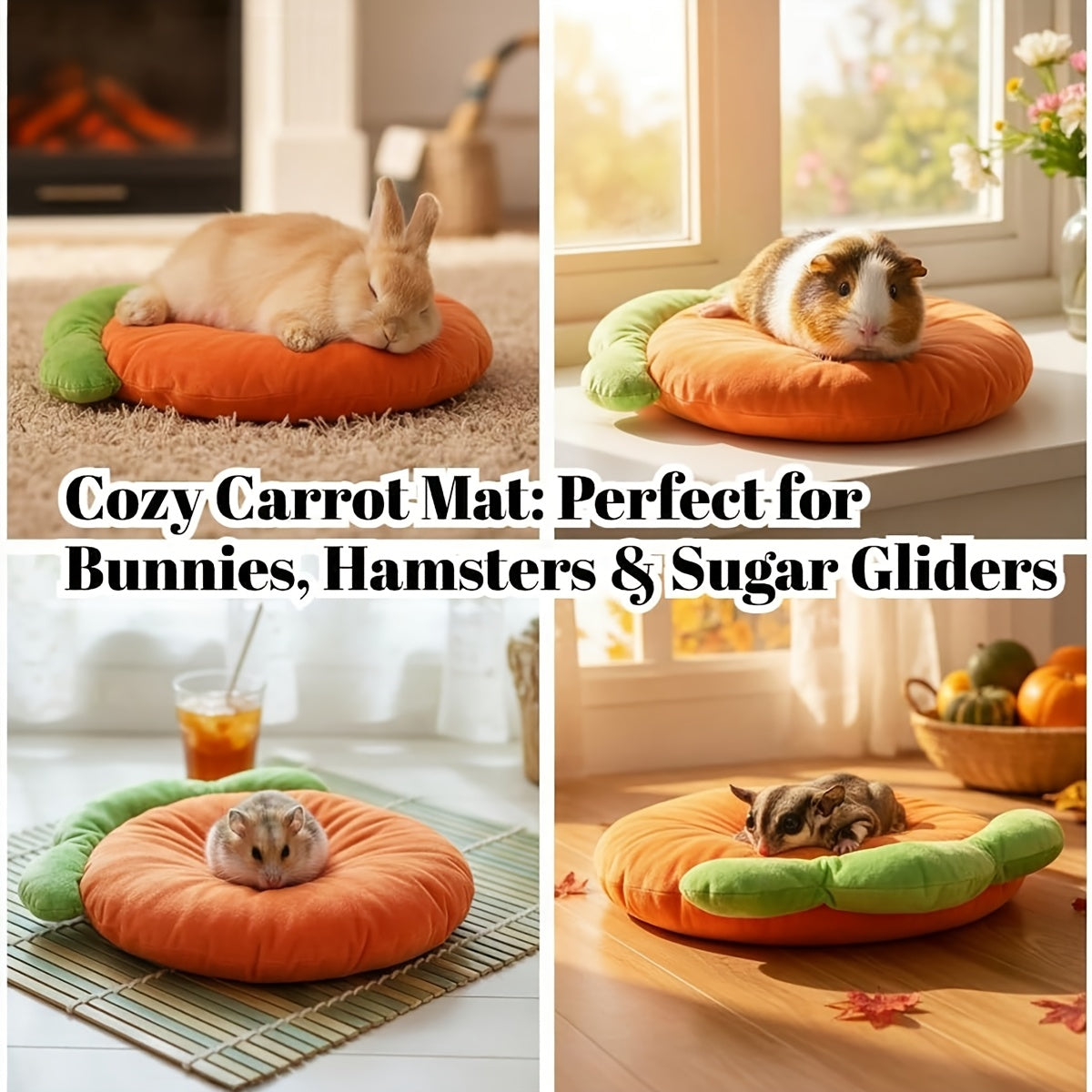 Carrot Cuddle Bed