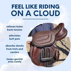 Chevaroo Soft Equestrian Seat Pad (Extra Comfort)