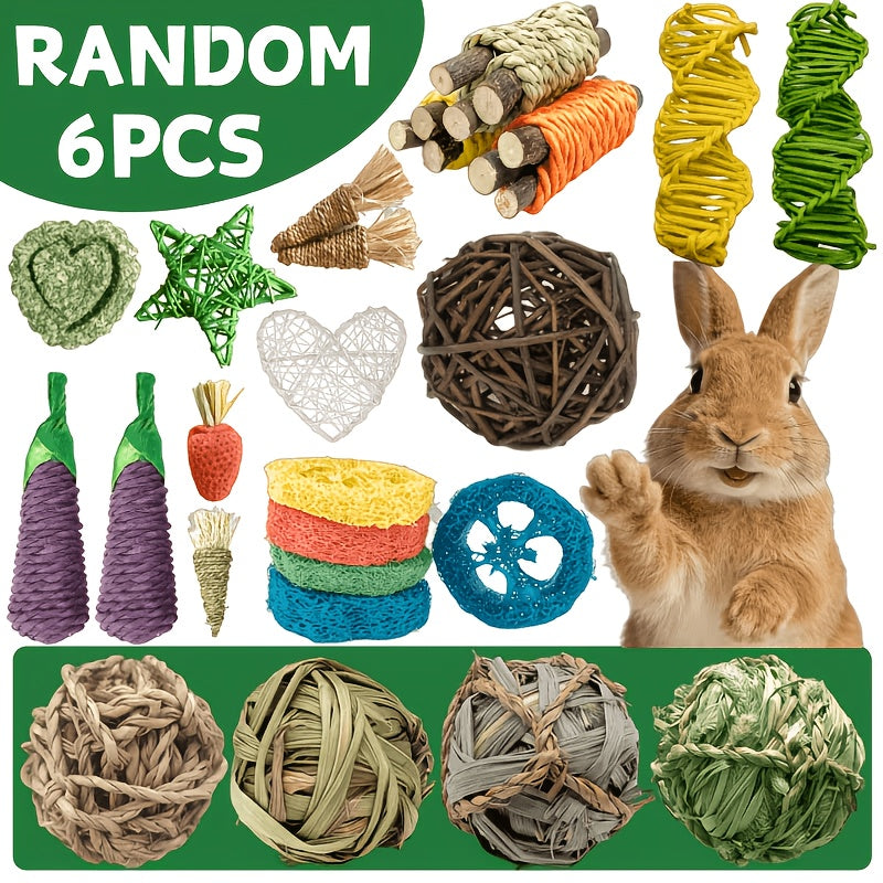 Natural Chew Toy Set