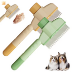 Self-Cleaning Grooming Comb – Pet Hair Remover for Cats & Dogs
