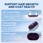 Chevaroo Red Light Steam Brush Pro