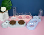 Durable Double Feeder for Food & Water for Cats & Dogs