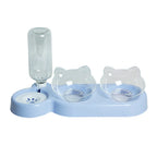 Durable Double Feeder for Food & Water for Cats & Dogs