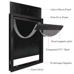 Insulated Pet Door with Flame