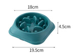 Pet Slow Feeding Bowl - Anti-Choking, Non-Slip Bowl for Cats & Dogs