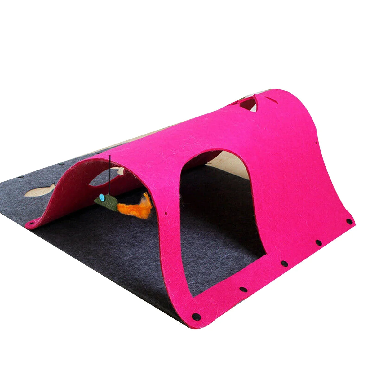 Felt Maze Cat Tunnel & Bed