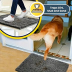 Ultra-Absorbent Muddy Paw Dog Mat