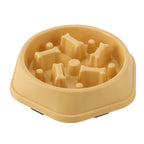 Pet Slow Feeding Bowl - Anti-Choking, Non-Slip Bowl for Cats & Dogs