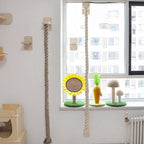 Wall-Mounted Sisal Rope Cat Tree