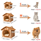 Foldable Cozy Cat House