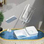 Pet Feeder & Water Bowl - Automatic Food Dispenser for Cats & Dogs