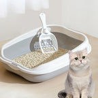 Semi-Enclosed Cat Litter Box