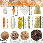 Natural Chew Toy Set