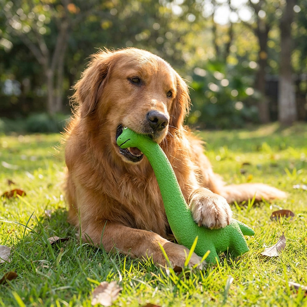 XXL Durable Teeth Cleaning Latex Dog Toy